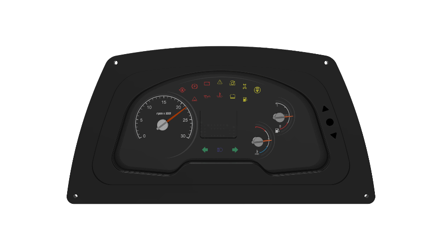 Generic Instrument Panel with Needles